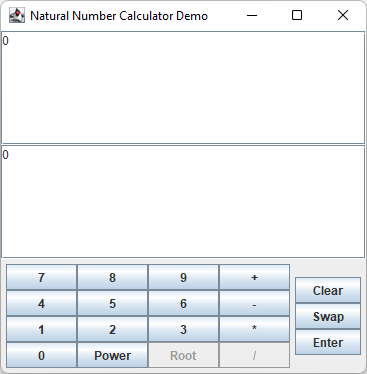 Lab: Natural Number Calculator View | CSE 22x1